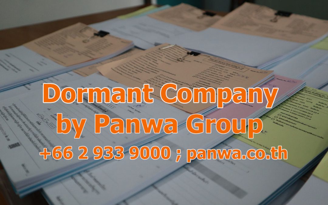 Dormant Company (Sleeping or Shelf company) in Thailand